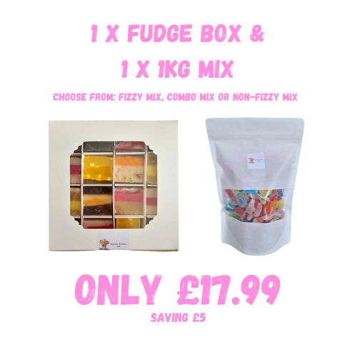 1 x Fudge Box & 1 x 1Kg Mix – Sweet Treats UK